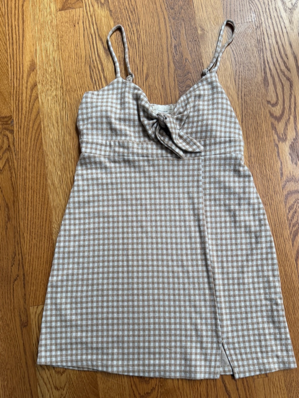 Altar’d State gingham mini dress.  Size small